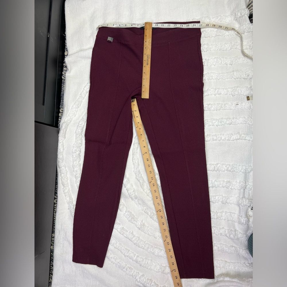 Zac and Rachel wine dress pants size Large - Picture 2 of 6